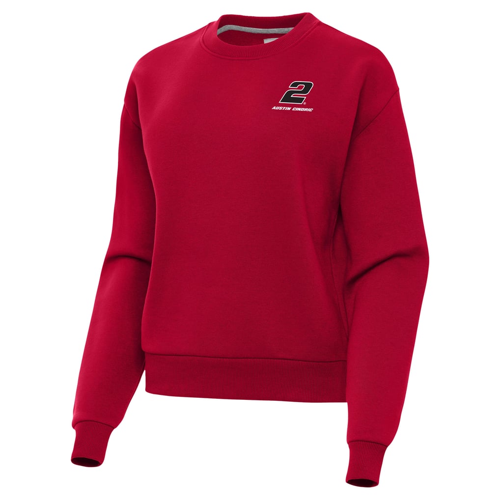  Austin Cindric Antigua Women's  Victory Pullover Sweatshirt - Red